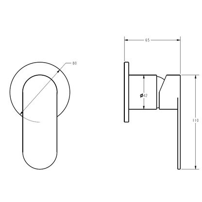 Sora SS Wall Mixer Chrome