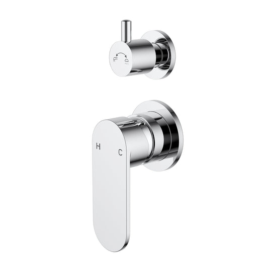 Sora SS Wall Mixer With Diverter Chrome