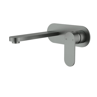 Sora SS Wall Basin Mixer Gun Metal