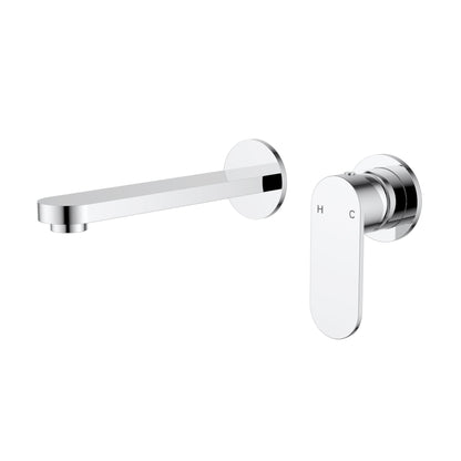 Sora SS Wall Basin Mixer Chrome