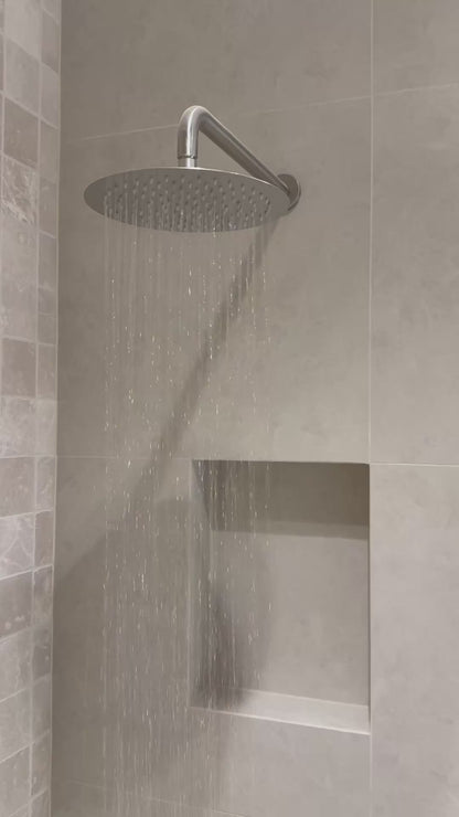 Moreton Round Wall Shower Arm Brushed Nickel