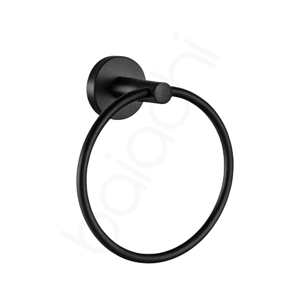 Baiachi 4 Piece Bathroom Accessory Set Matte Black