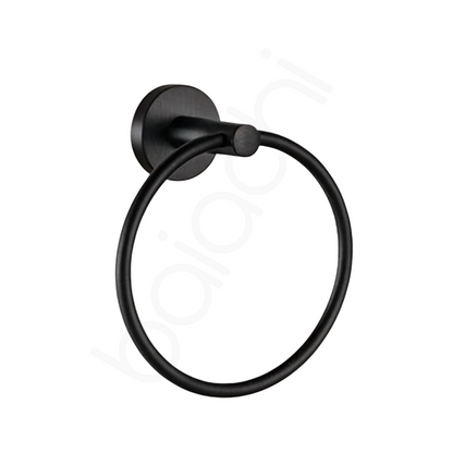 Baiachi 4 Piece Bathroom Accessory Set Matte Black